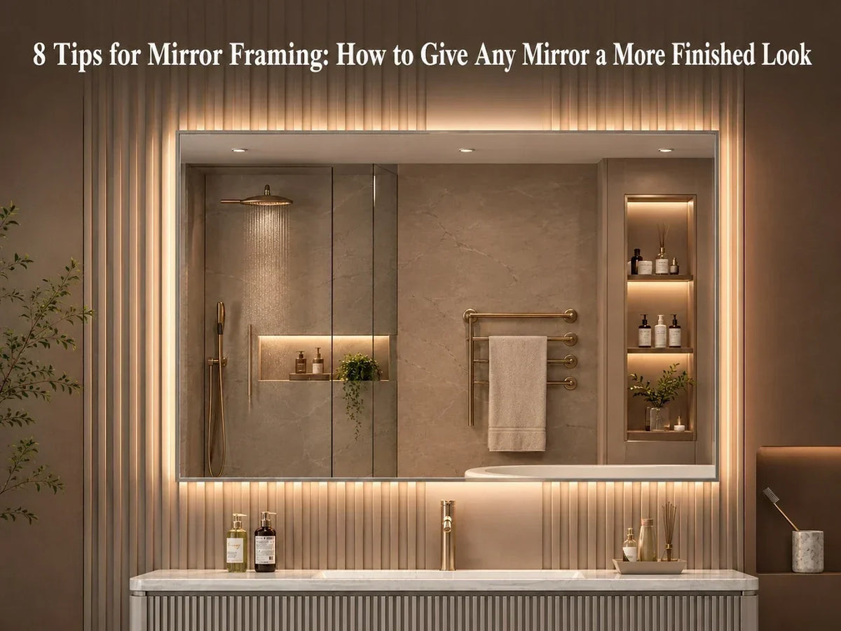 8 Tips for Mirror Framing: How to Give Any Mirror a More Finished Look