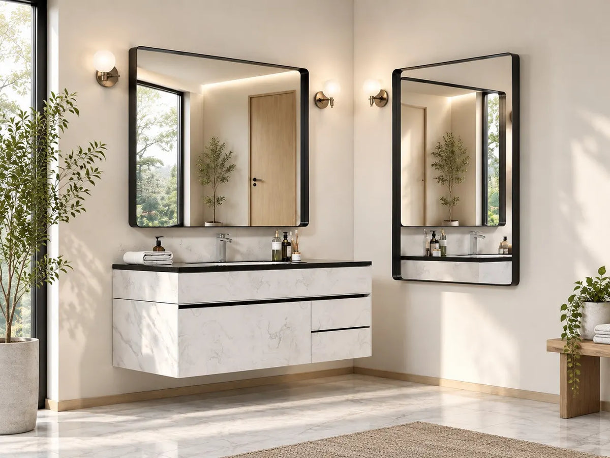 Framed Mirrors: How to Choose the Right Material, Size, and Style