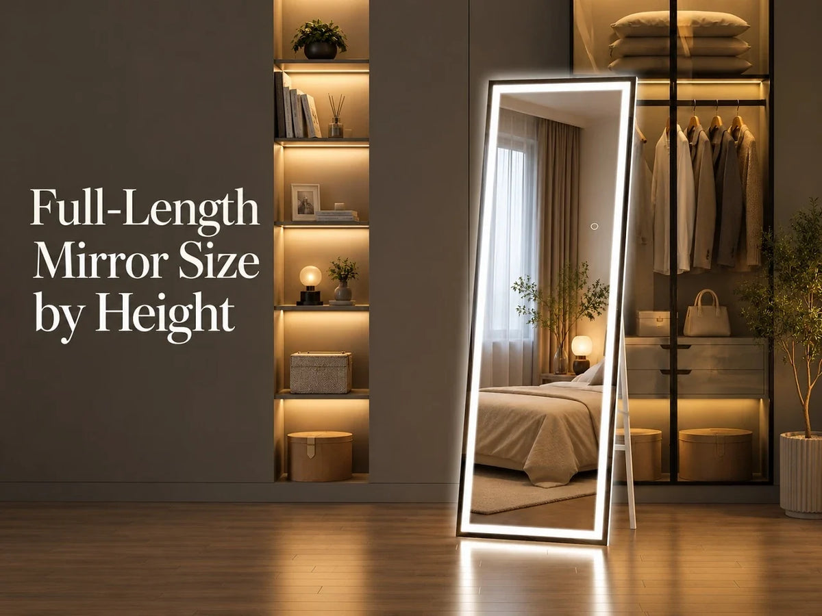 Full-Length Mirror Size by Height