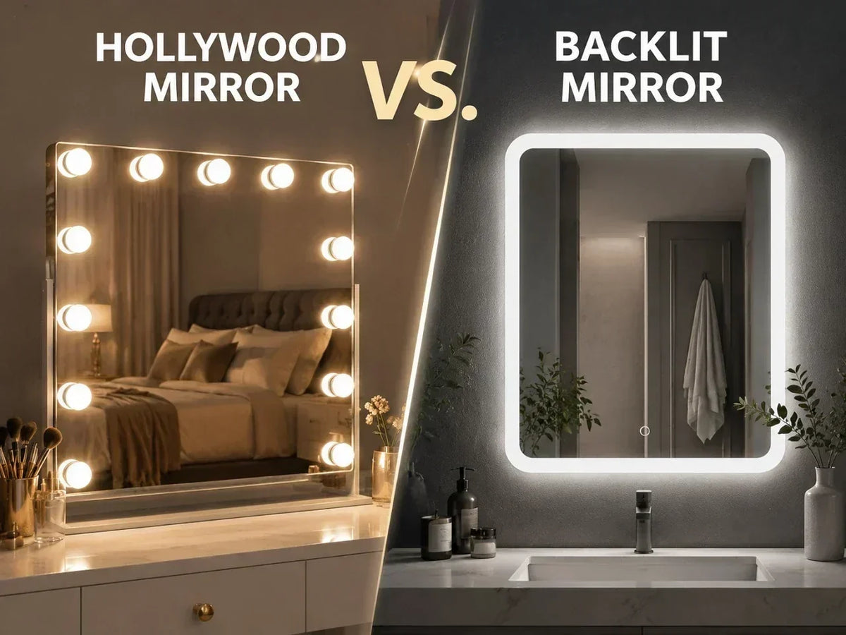 Hollywood Mirror vs. Backlit Mirror: Which One Is Better?