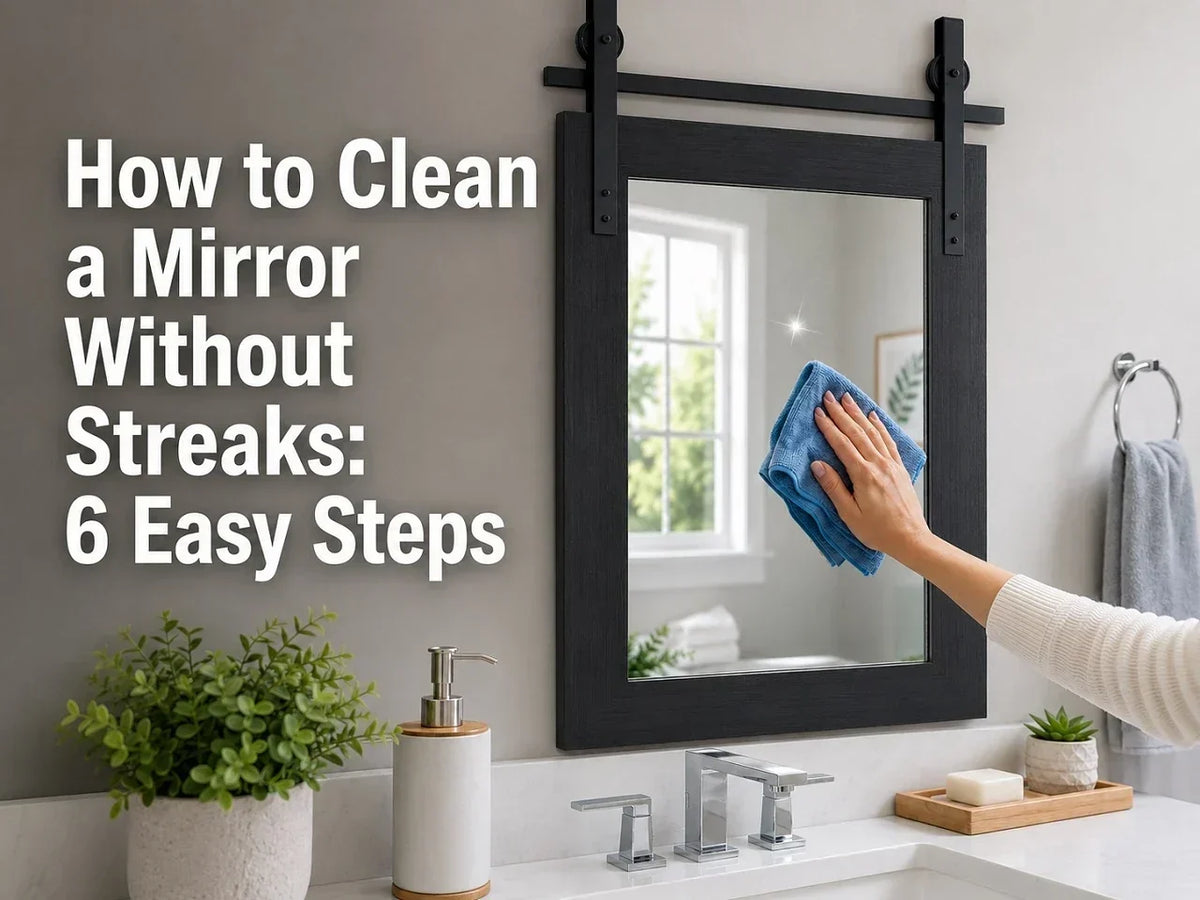 How to Clean a Mirror Without Streaks: 6 Easy Steps