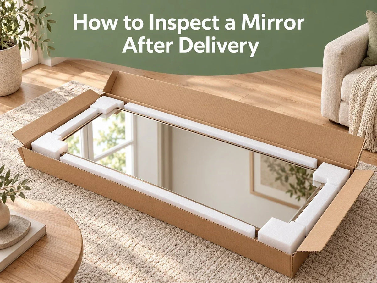 How to Inspect a Mirror After Delivery