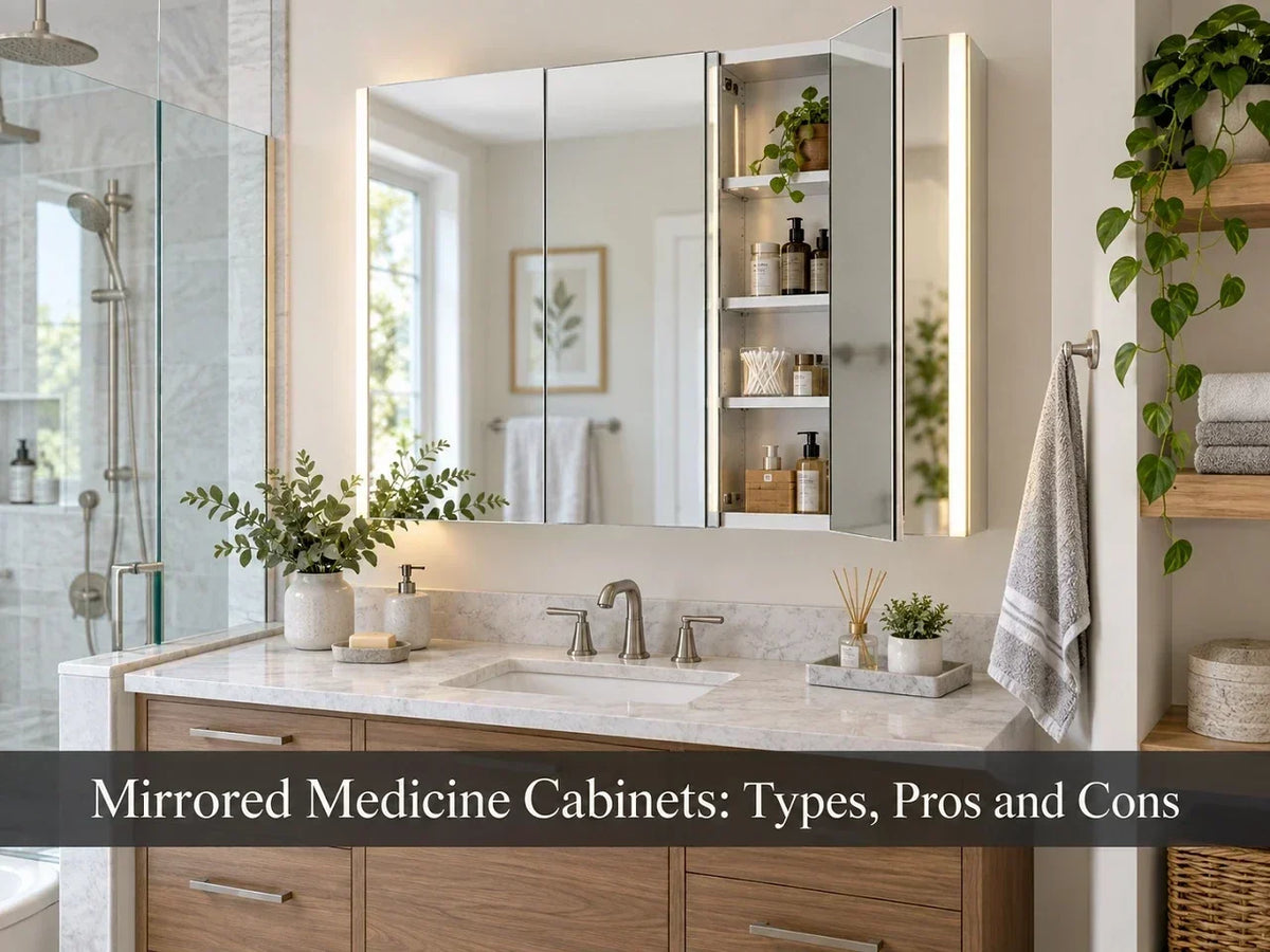 Mirrored Medicine Cabinets: Types, Pros and Cons