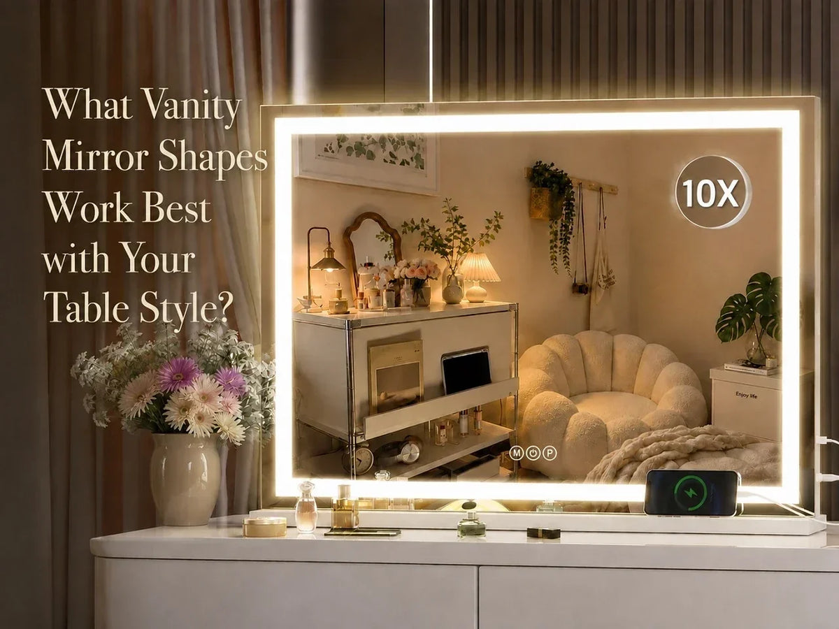What Vanity Mirror Shapes Work Best with Your Table Style?