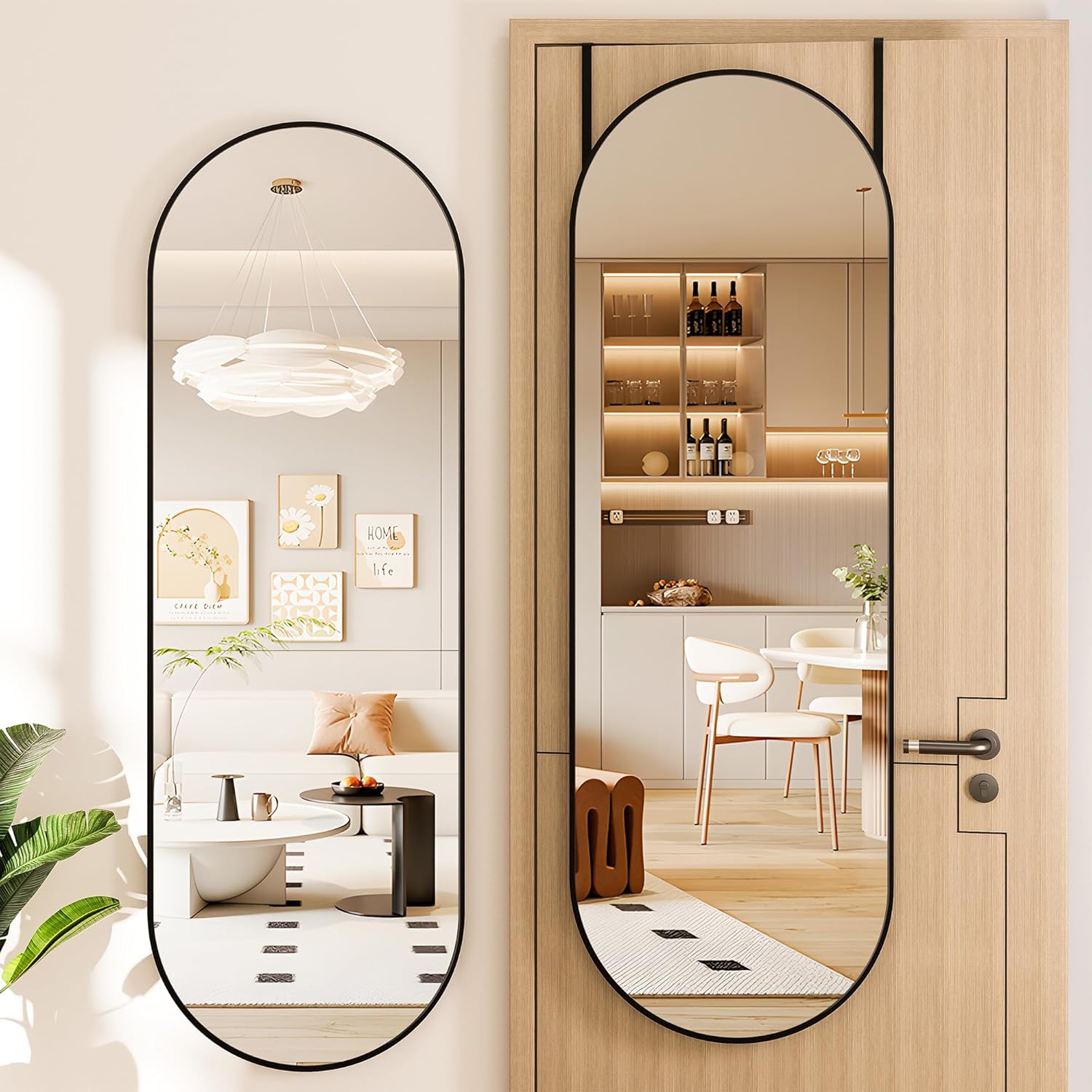Hasipu Over-the-Door Mirrors Full Length GM006