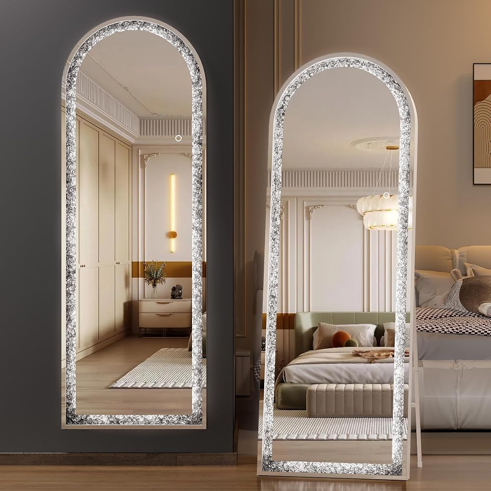 Hasipu LED Diamond Full-length Mirror KM-DIAC-FLB