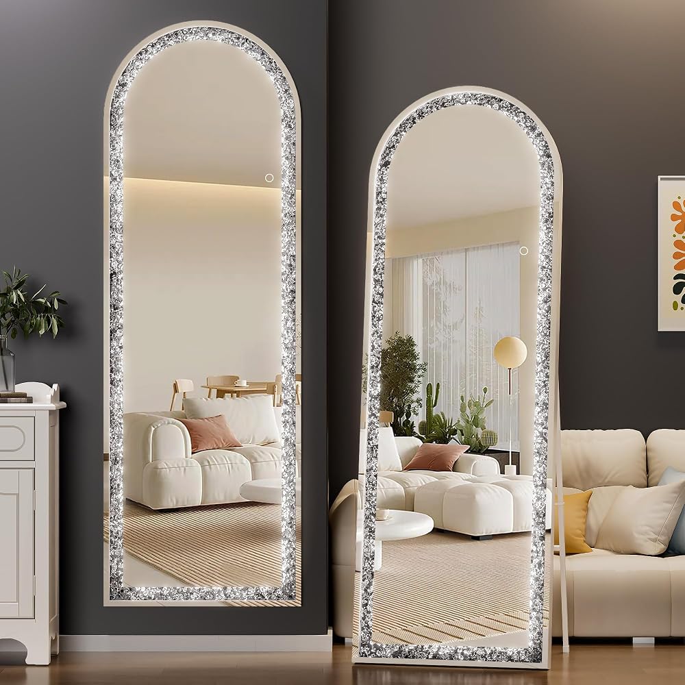Hasipu LED Diamond Full-length Mirror KM-DIAC-FLB