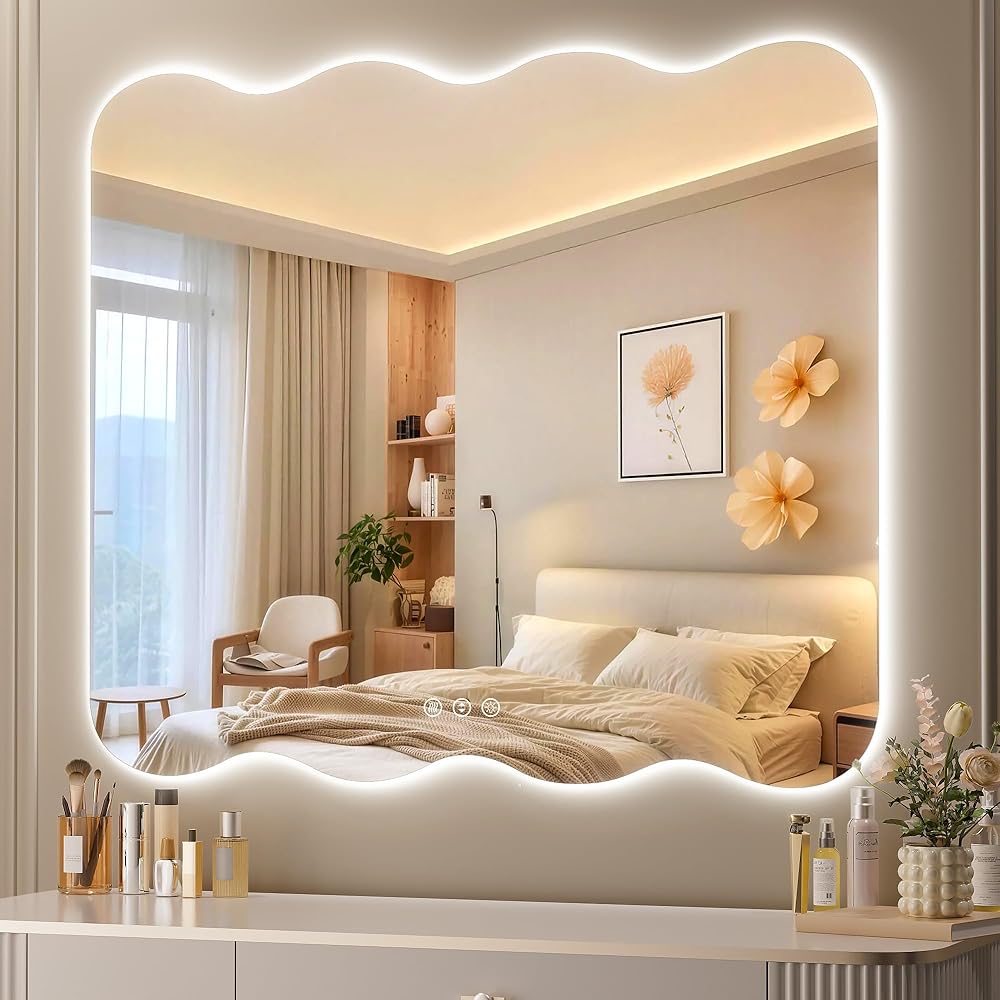 Hasipu Decorative Wall Mirror KM-QJ-WAVE