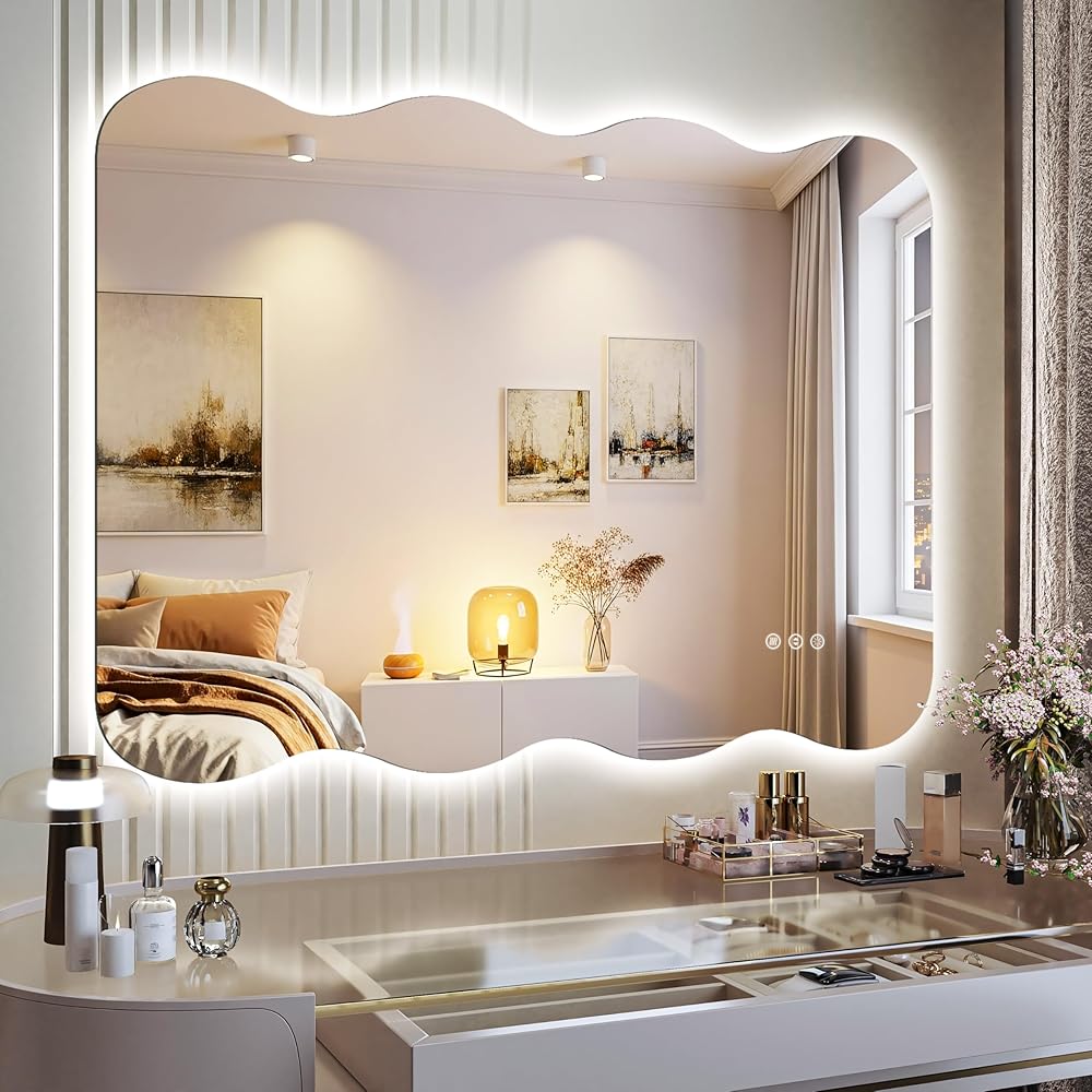 Hasipu Decorative Wall Mirror KM-QJ-WAVE