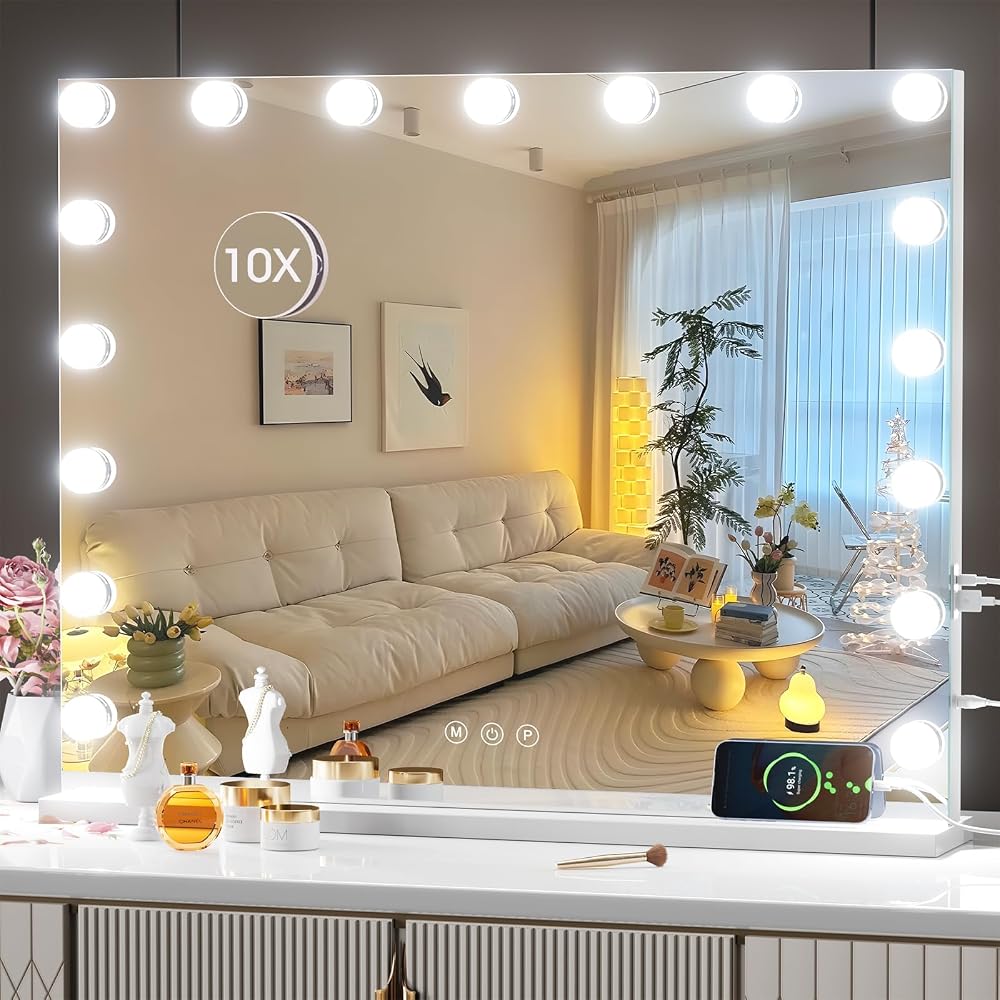 Hasipu LED Vanity Makeup Hollywood Mirror HLW010S