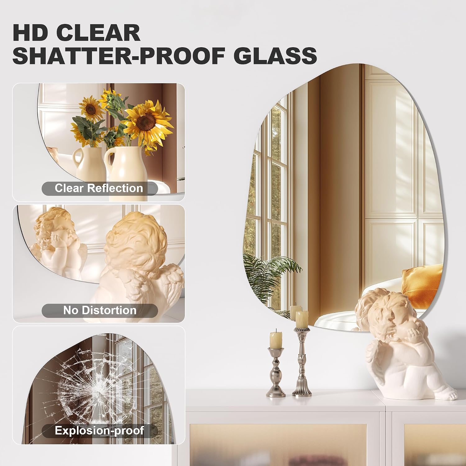 Hasipu Irregular Decorative Mirror KM-BGZ6181