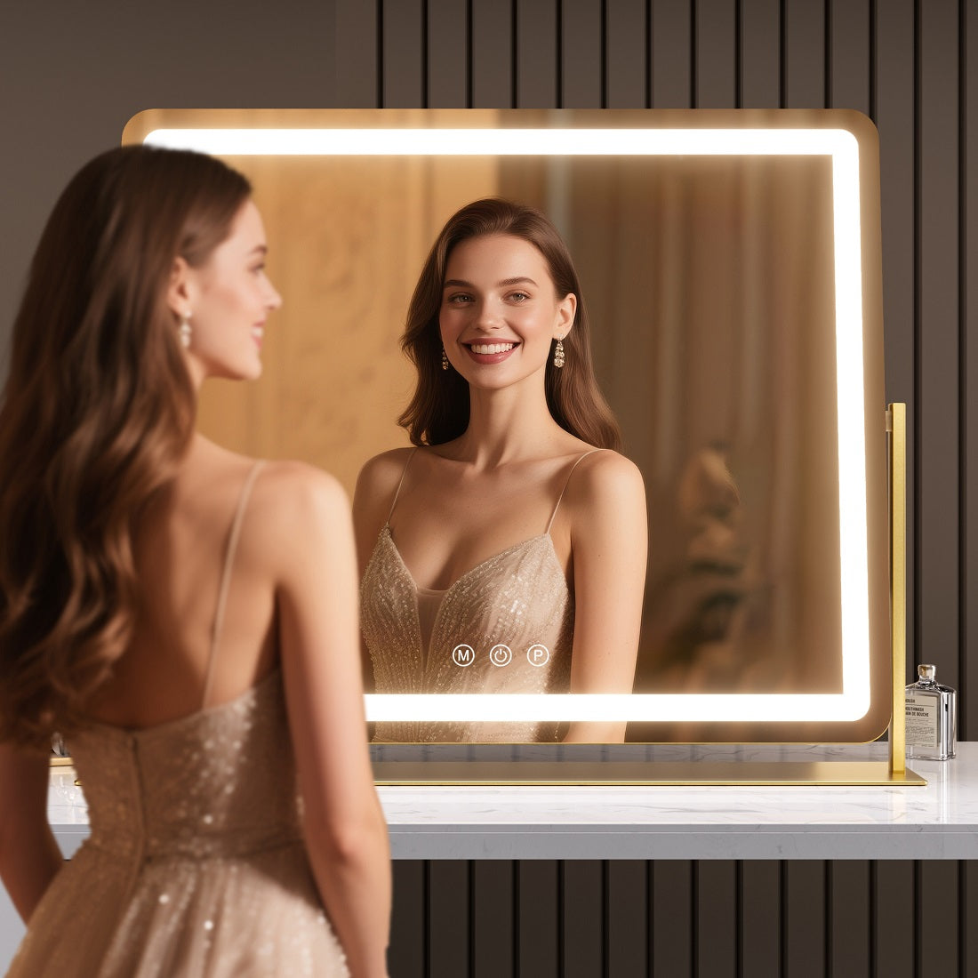 Hasipu LED Makeup Mirror, Vanity Mirror with Lights ZBW9001S