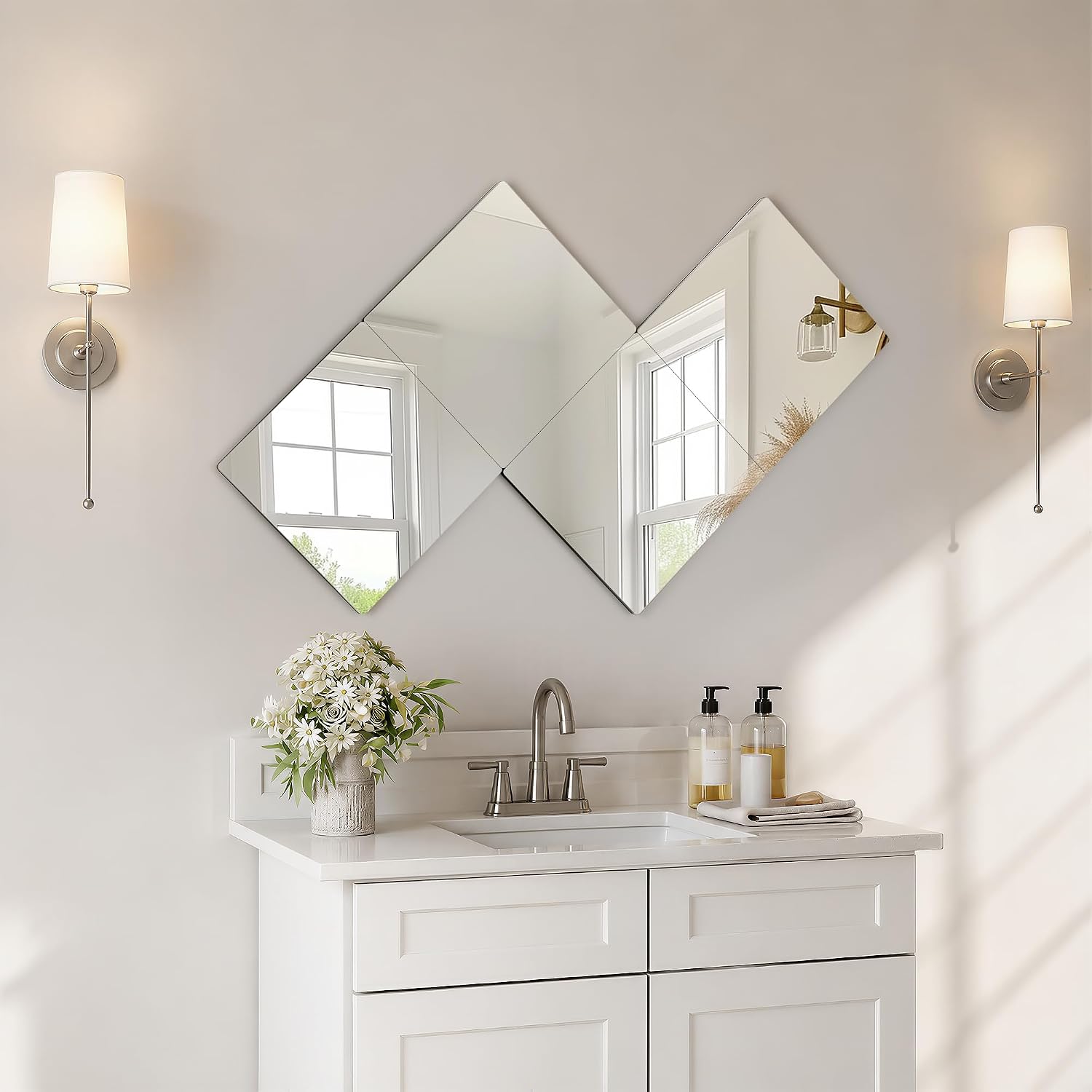 Hasipu Frameless Wall Decorative Glass Mirror KM-WALL