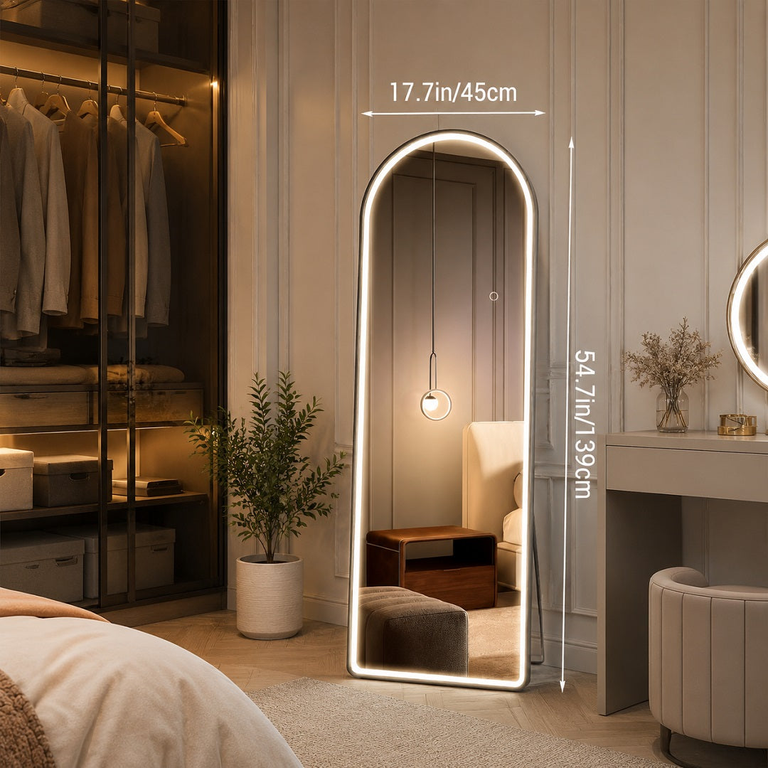 Hasipu Arch LED Full Length Mirrors with Light XX-LDGXCG