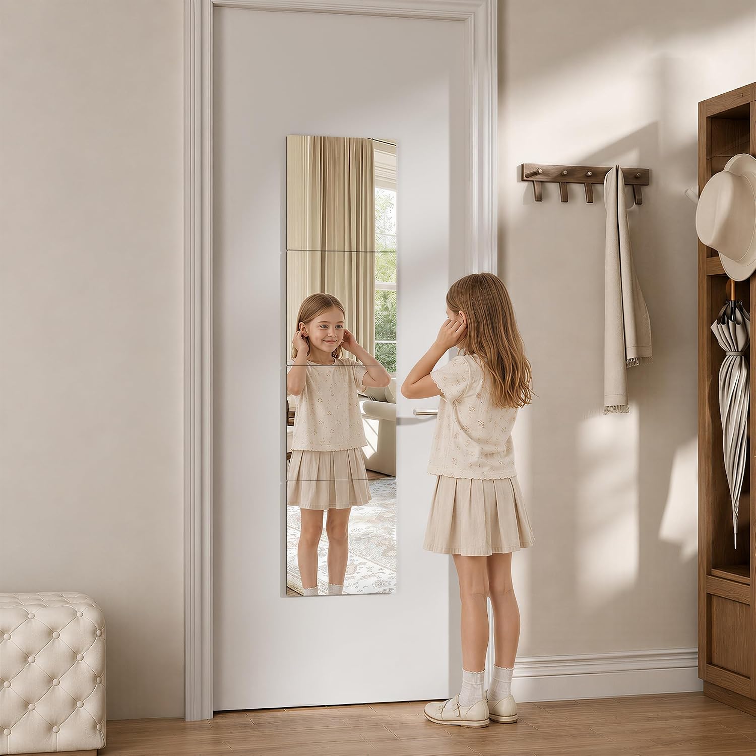 Hasipu Frameless Wall Decorative Glass Mirror KM-WALL