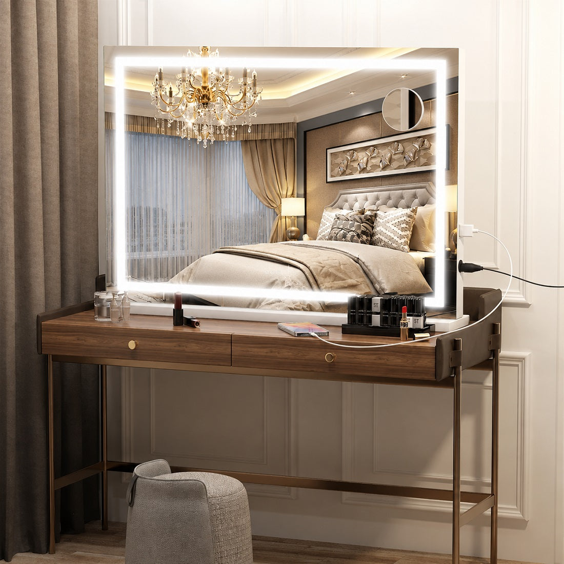 Hasipu LED Vanity Mirror with Lights, Makeup Mirror ZAWG9002S