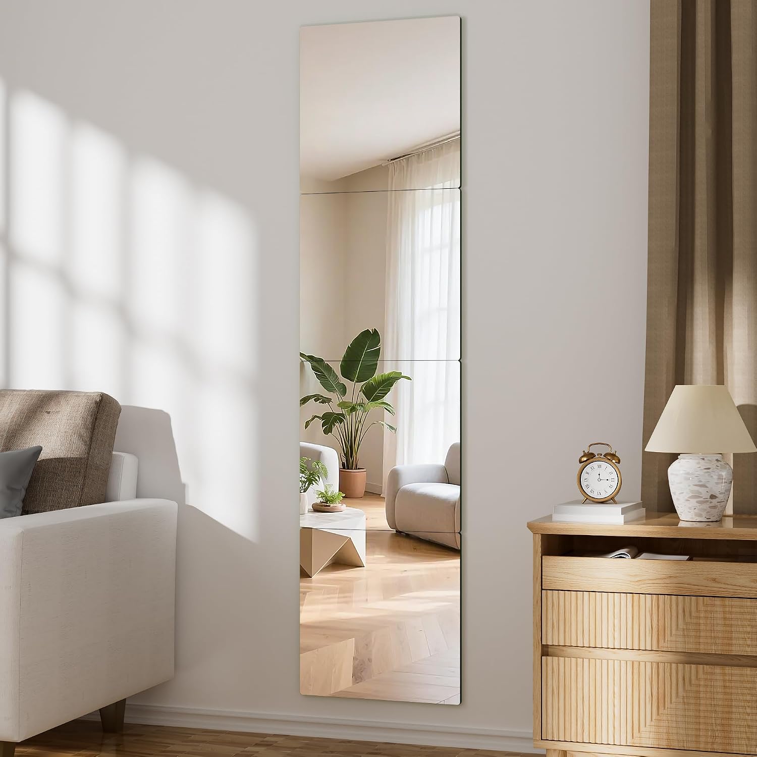 Hasipu Frameless Wall Decorative Glass Mirror KM-WALL