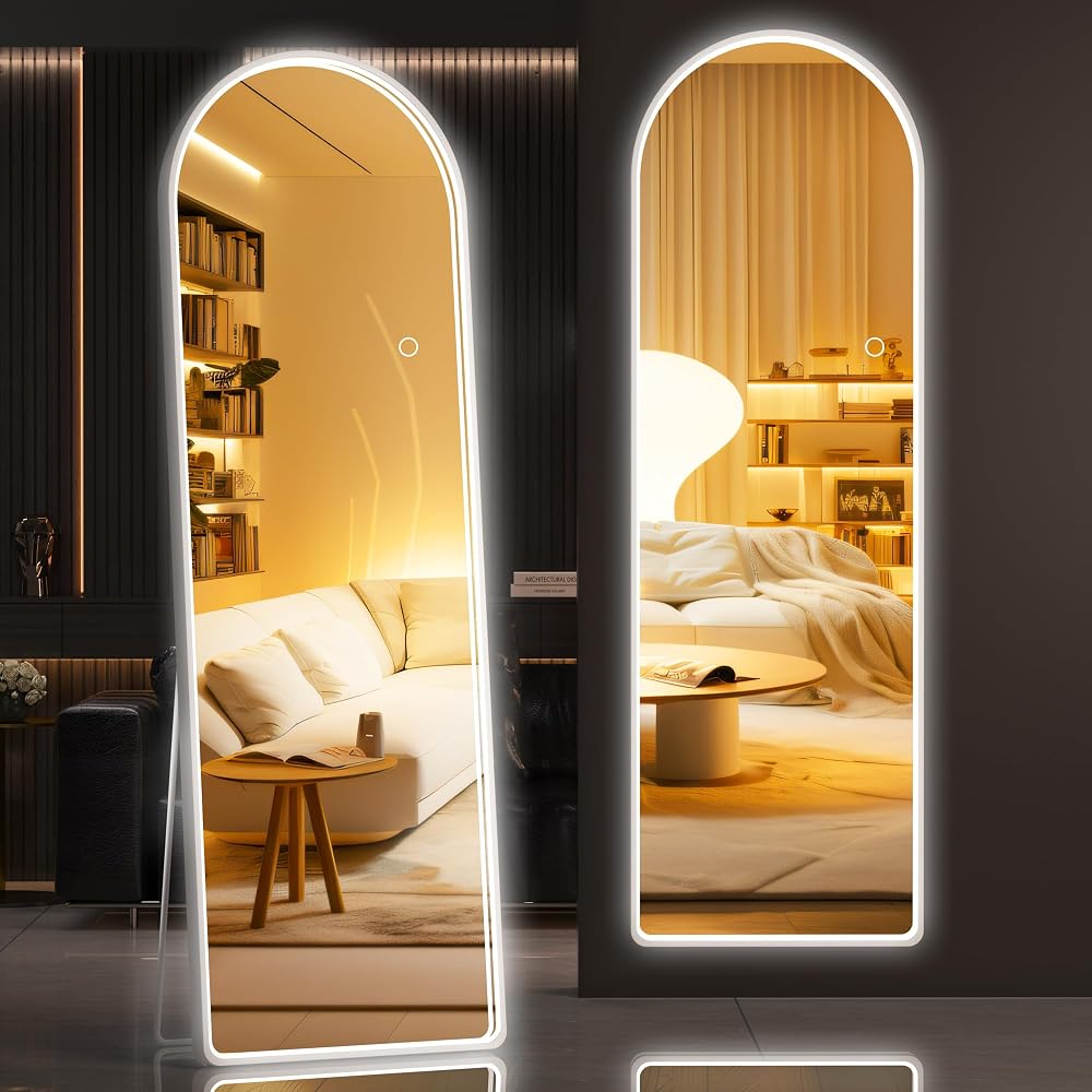 Hasipu Arch LED Full Length Mirrors with Light XX-LDGXCG