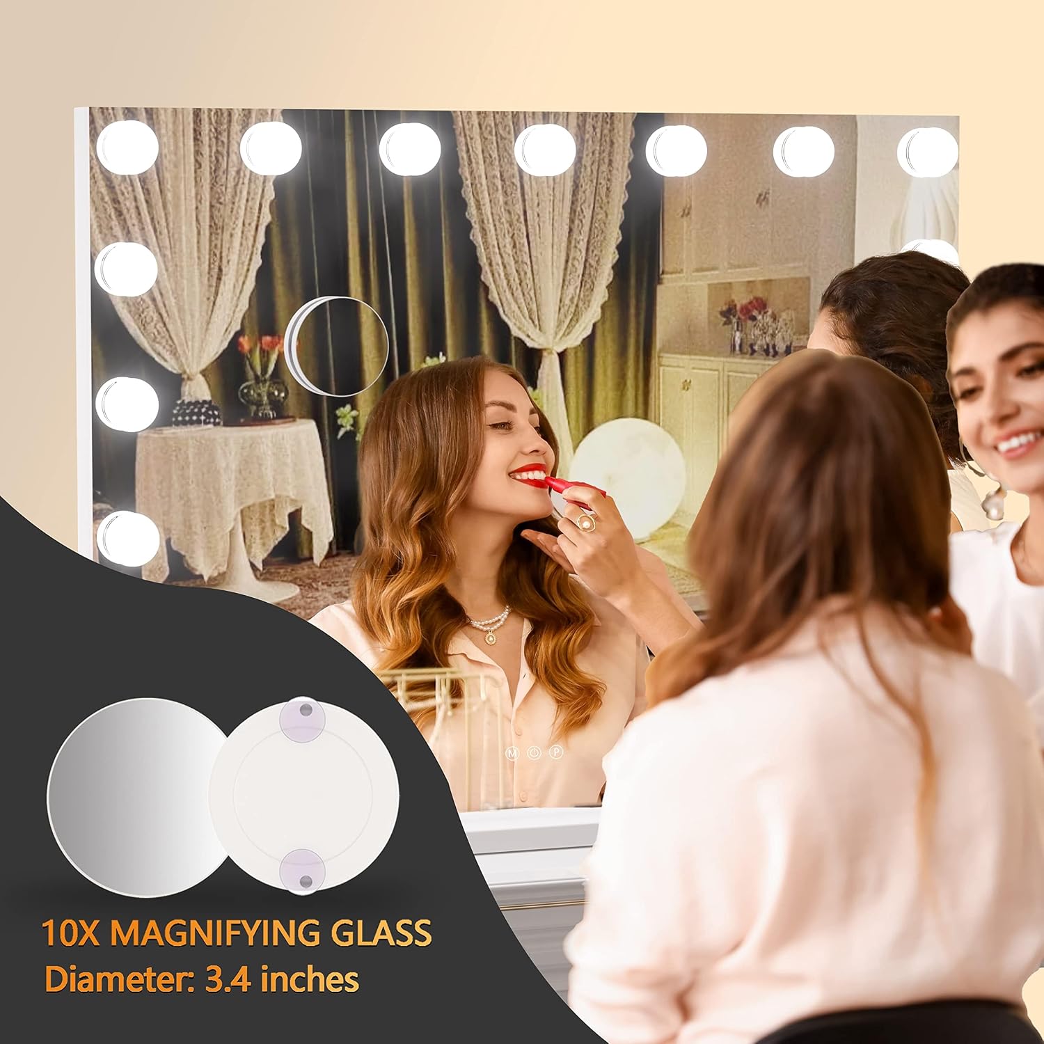 Hasipu Hollywood Vanity Makeup Mirror HZ006