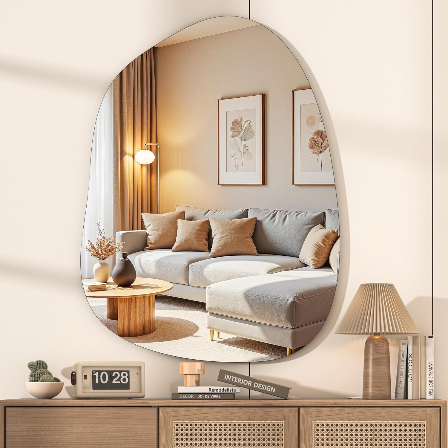 Hasipu Irregular and Frameless Mirrors KM-BGZ10176