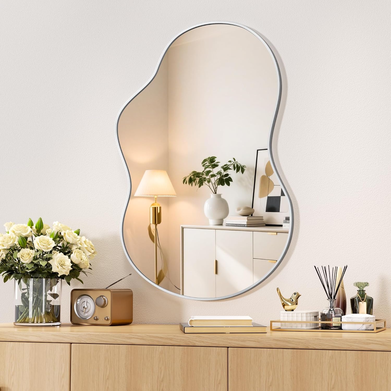 Hasipu Wall Asymmetrical Irregular Mirror KM-BGZ6090