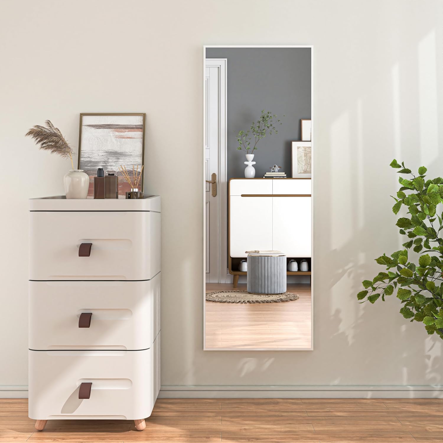 Hasipu Full Length Mirror Over-the-Door Mirror GM010