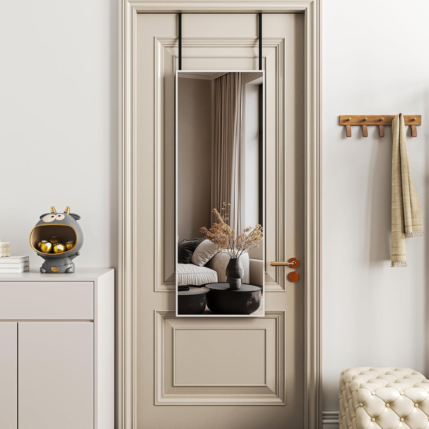 Hasipu Full Length Mirror Over-the-Door Mirror GM010