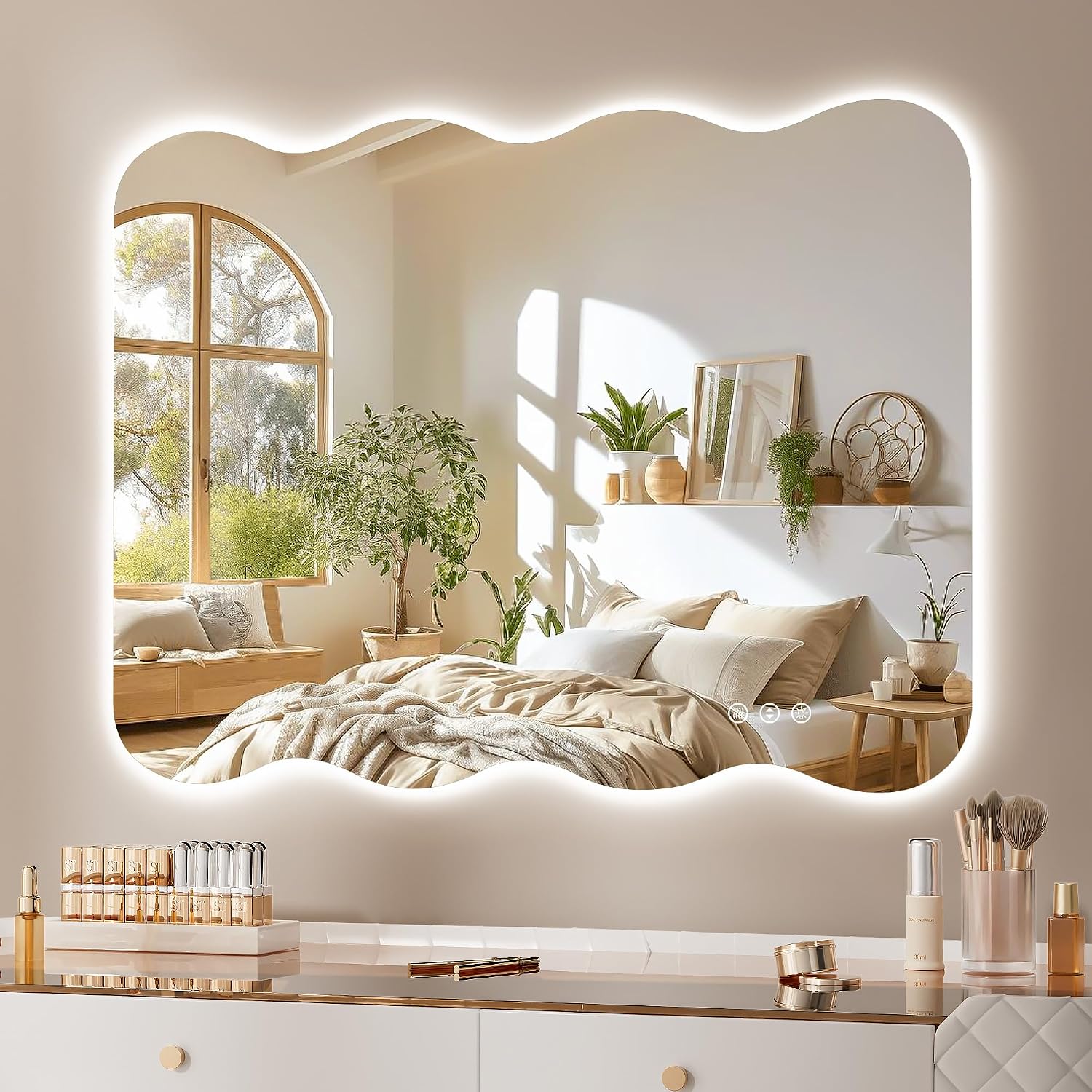 Hasipu Decorative Wall Mirror KM-QJ-WAVE