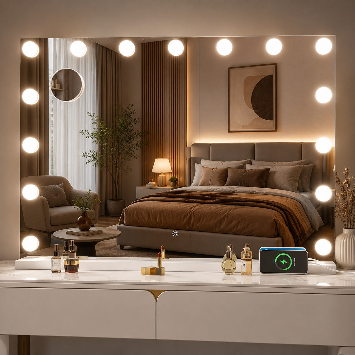 Hasipu Hollywood Vanity Makeup Mirror HA-KM-HLW1