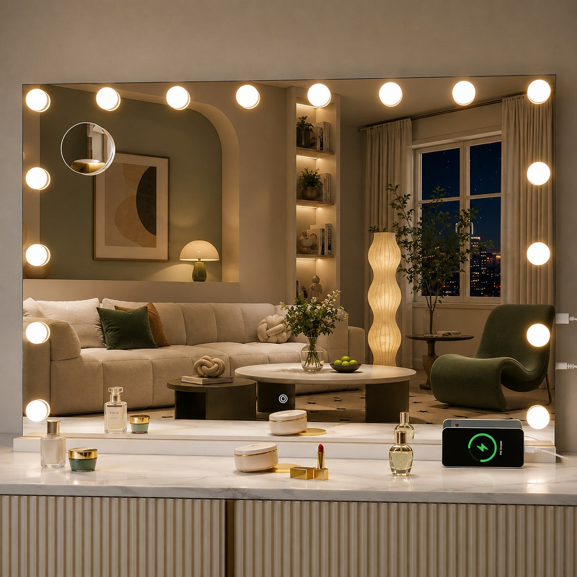 Hasipu Hollywood Vanity Makeup Mirror HA-KM-HLW1