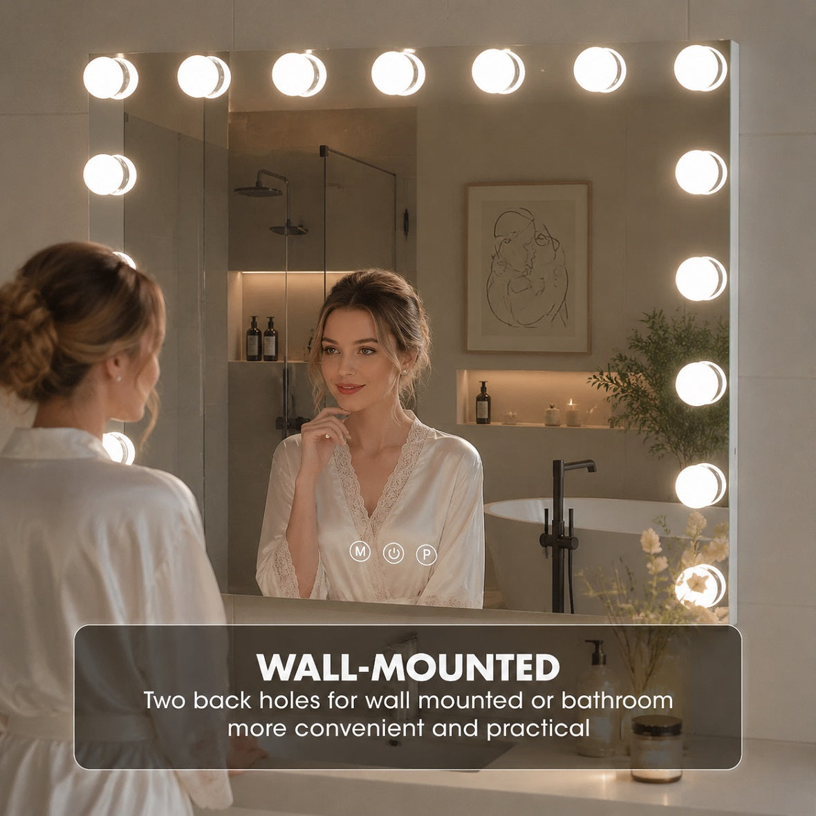 Hasipu LED Vanity Makeup Hollywood Mirror HLW010S