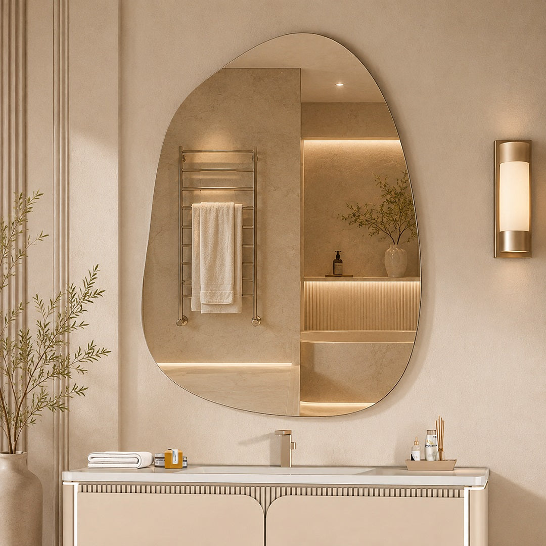 Hasipu Irregular and Frameless Mirrors KM-BGZ10176