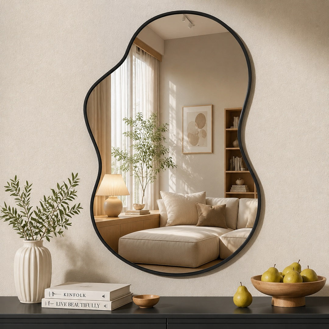 Hasipu Wall Asymmetrical Irregular Mirror KM-BGZ6090