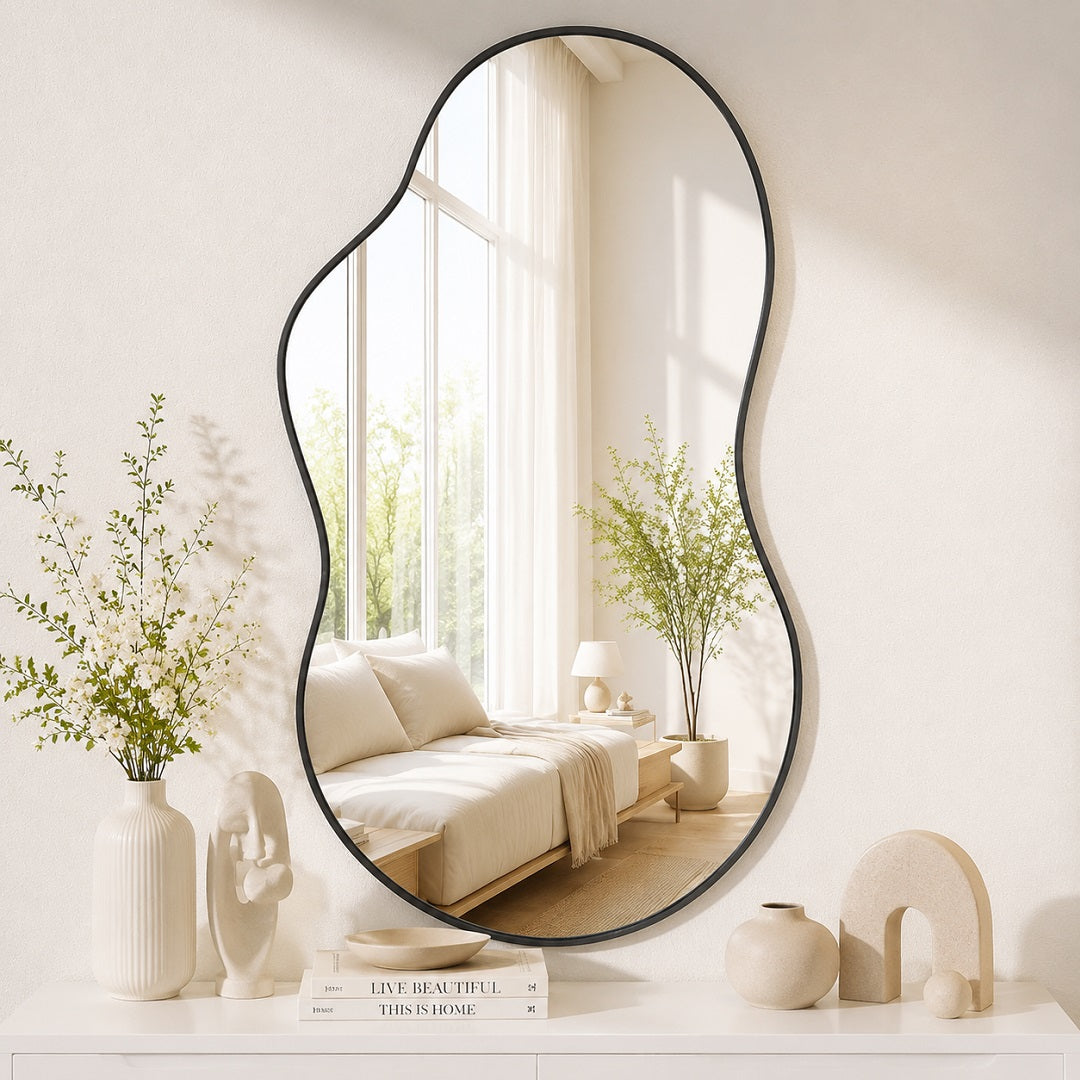 Hasipu Asymmetrical Irregular Mirror KM-BGZ66116
