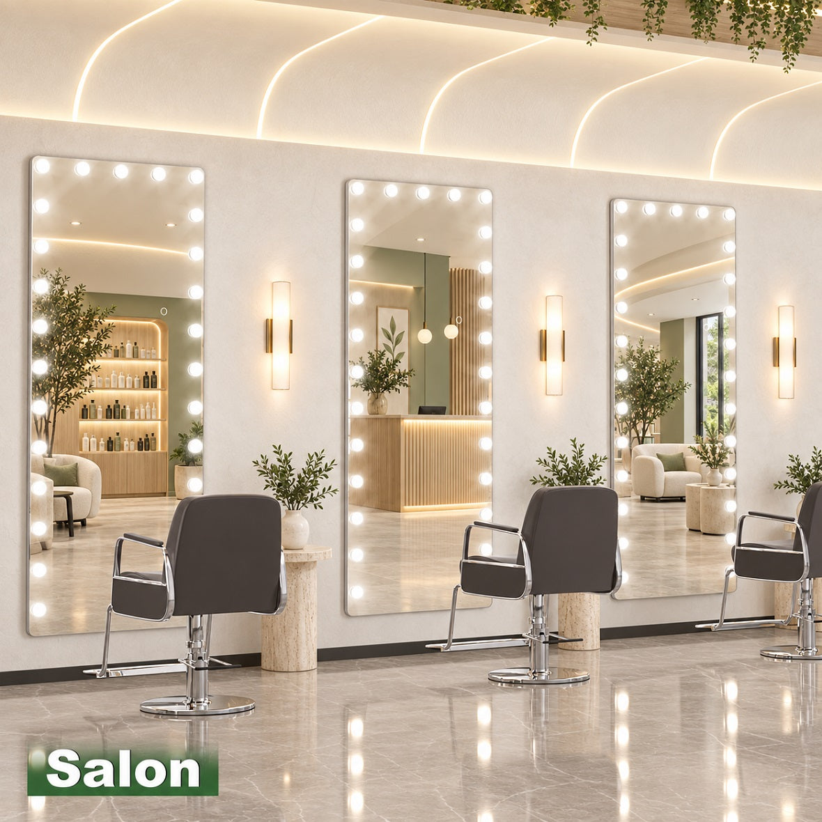 Hasipu Hollywood Full-Length Mirror with LED Lights KM-HLW2
