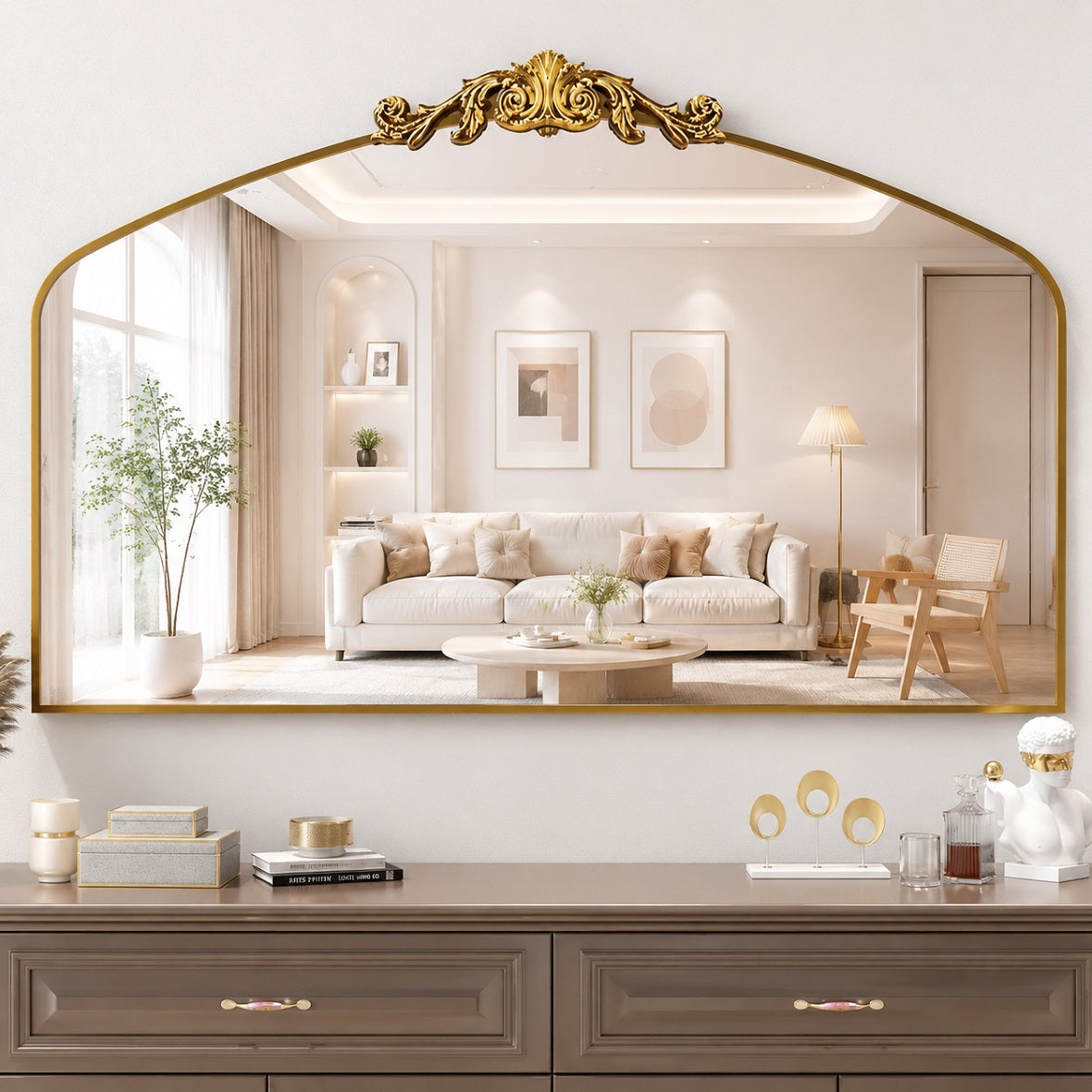 Hasipu Gold Vintage Decorative Mirror KM-LK