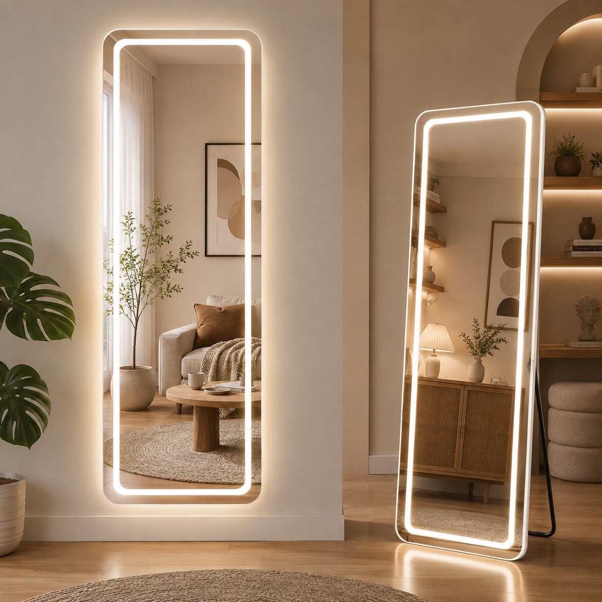 Hasipu LED Full Length Mirrors with Light LD002