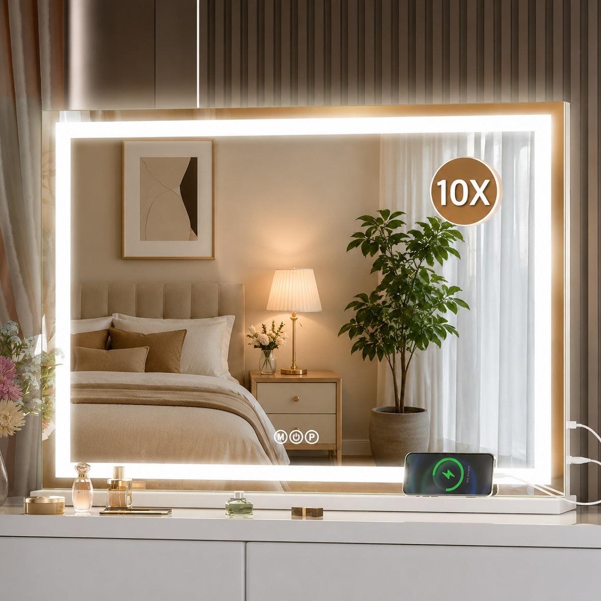 Hasipu LED Vanity Mirror, Makeup Mirror with Lights ZAW9005