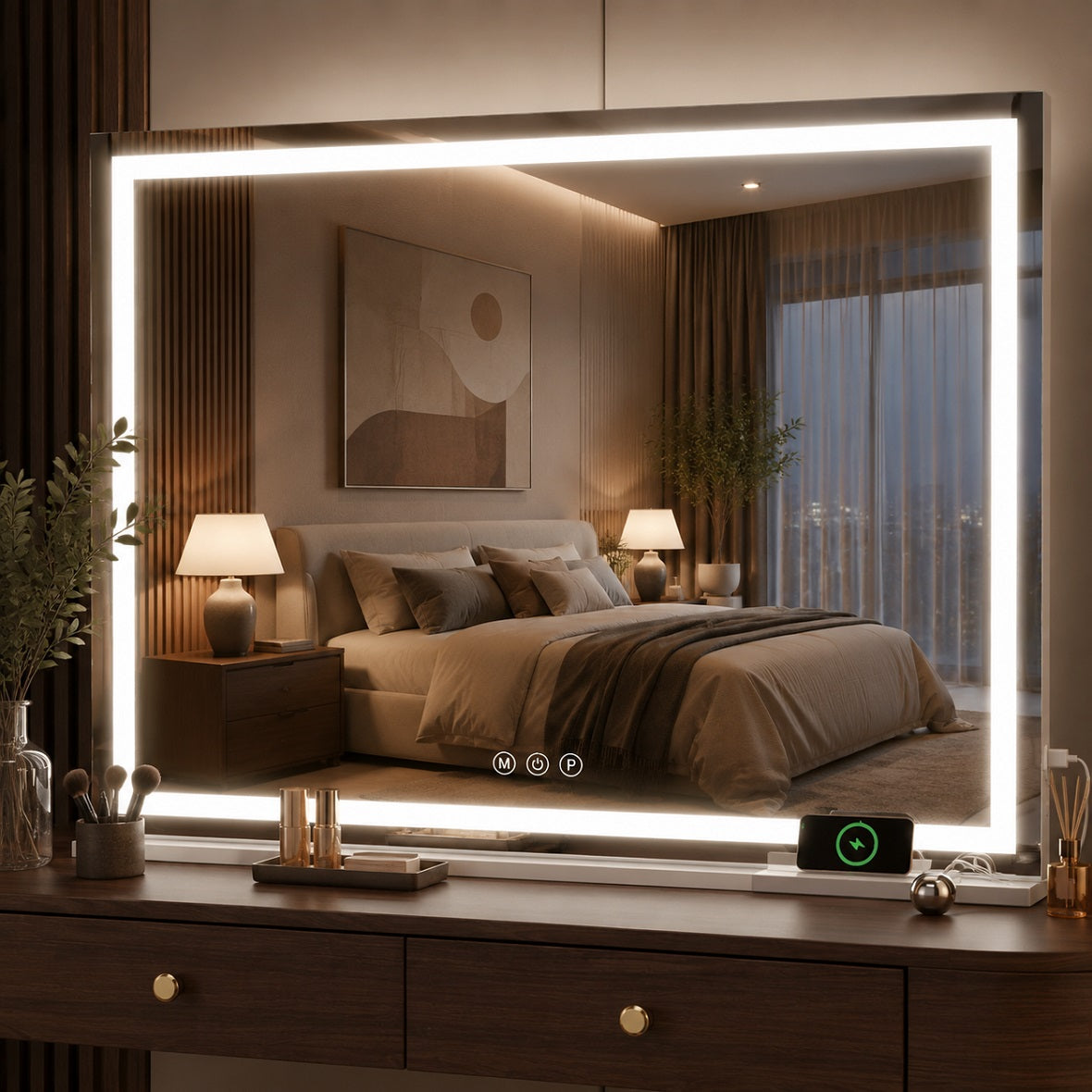 Hasipu LED Vanity Mirror with Lights, Makeup Mirror ZAW9002