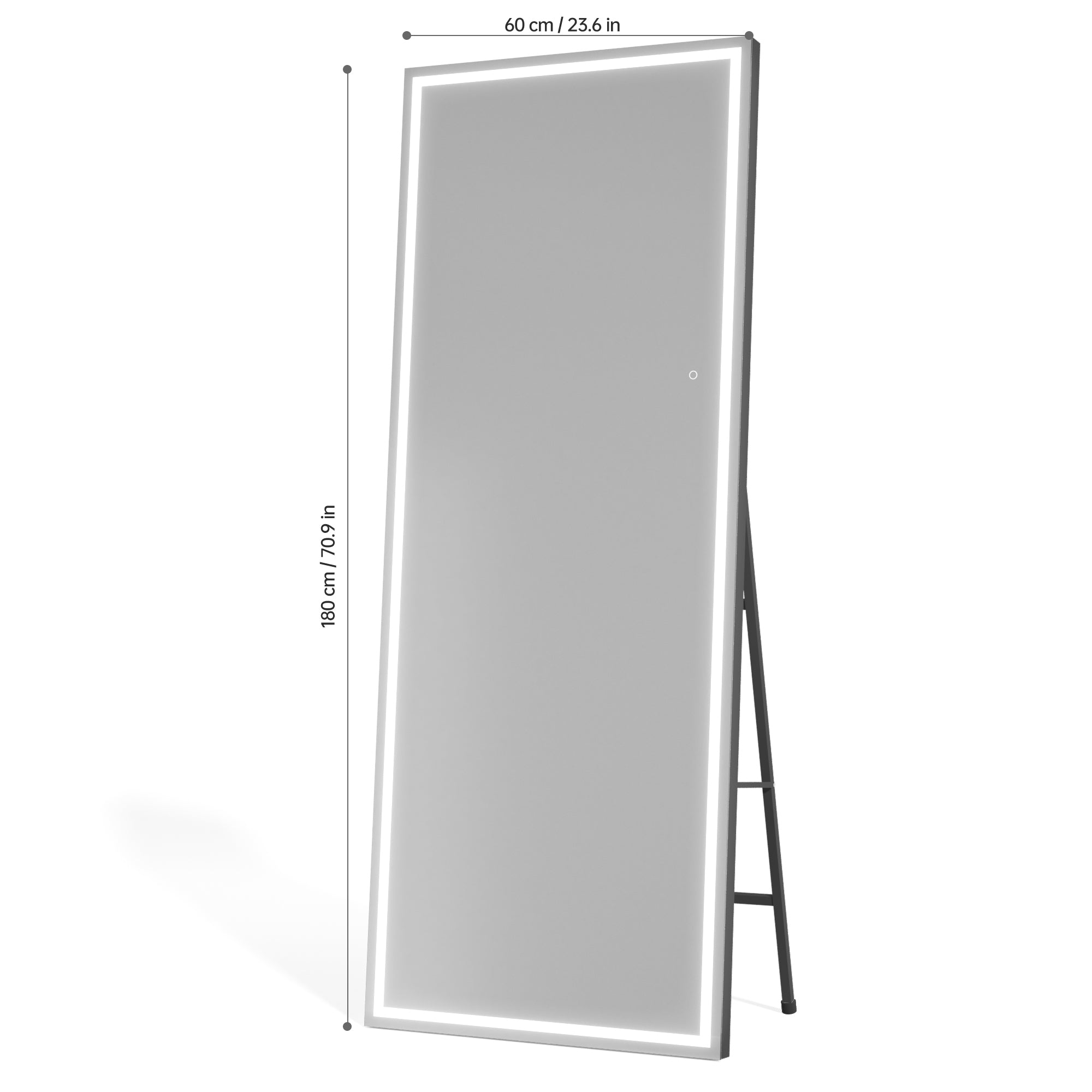 HASIPU Full Length Mirror with Light, Full Length Wall Mirror